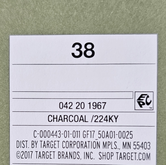 Goodfellow & Co Men's Charcoal 9" Flat Front Tech Chino Shorts Size Men's 38 NEW - Picture 10 of 12